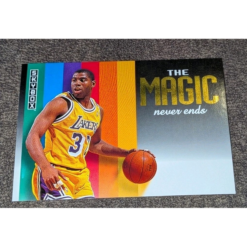 MAGIC JOHNSON 1992-93 SKYBOX THE MAGIC NEVER ENDS GOLD NM/M